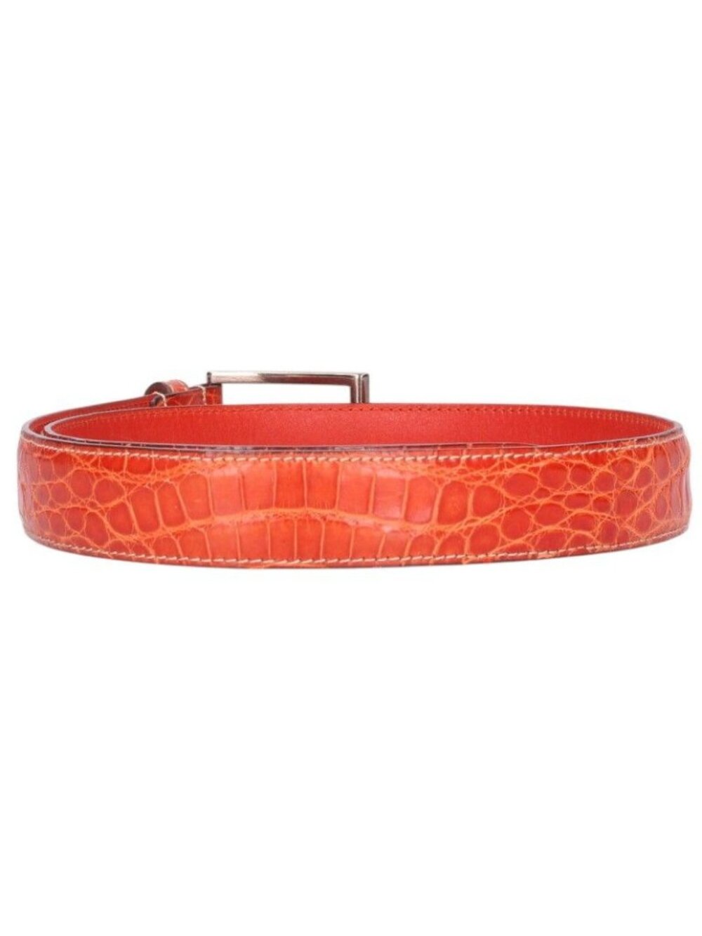 Prada Croco Leather Belt 80 - Picture 2 of 3